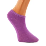 Set 3 perechi sosete copii Fucsia Mov Verde deschis