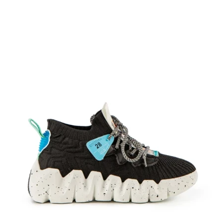 Pantofi sport dama Briela negri cu alb