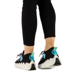 Pantofi sport dama Briela negri cu alb