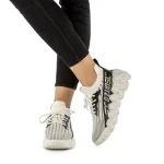 Pantofi sport dama Britany albi