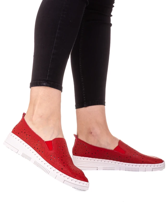 Espadrile dama Keona rosii