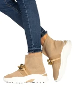 Pantofi sport dama Amalida bej