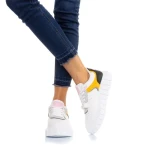 Pantofi sport dama Chabela albi