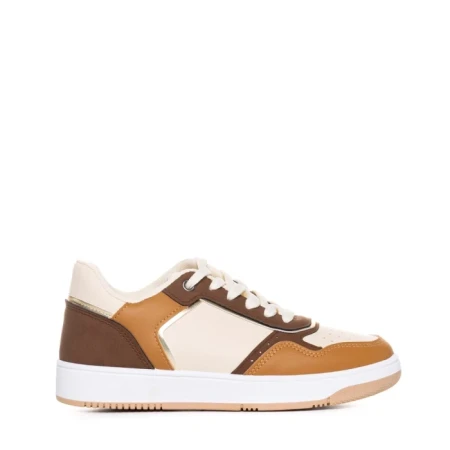 Pantofi sport dama Aimee camel si maro