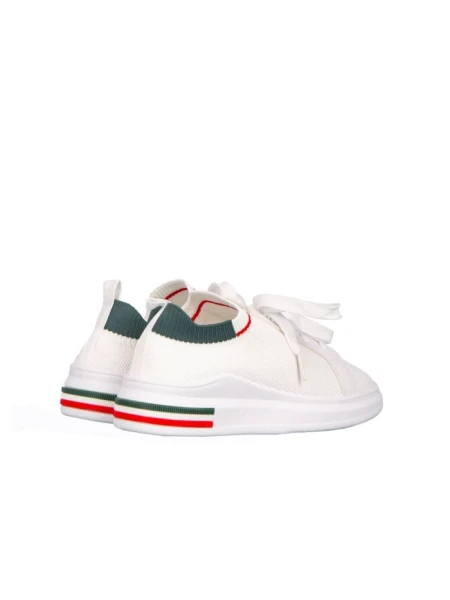 Pantofi sport copii Josila albi cu verde