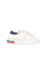 Pantofi sport copii Josila albi cu verde