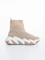 Pantofi sport dama Sunya bej inchis