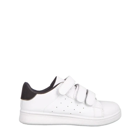 Pantofi sport copii Lamy albi cu negru