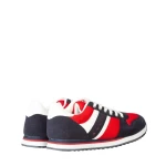 Pantofi sport barbati Ginni rosii cu albastru