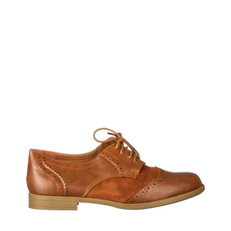 Pantofi dama casual Caseza camel