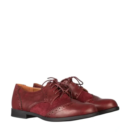 Pantofi dama casual Caseza grena