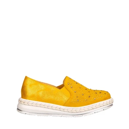 Pantofi casual dama Celya galbeni