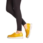Pantofi casual dama Celya galbeni