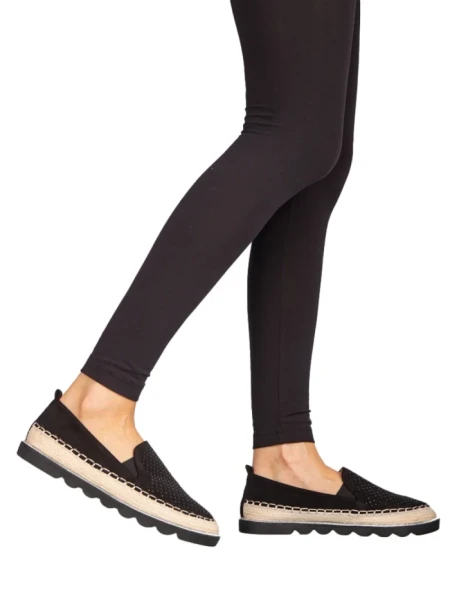 Espadrile dama Iovi negre