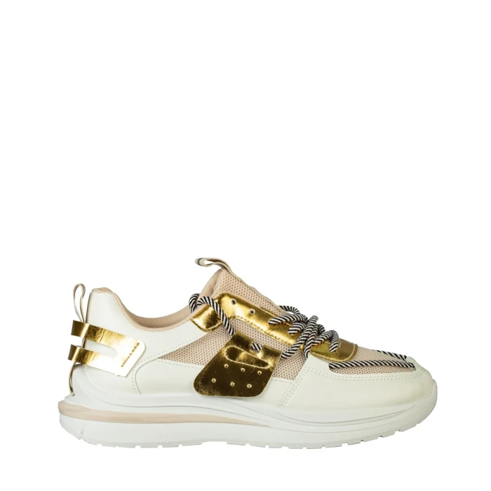 Pantofi sport dama Feriva aurii