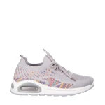 Pantofi sport dama gri din material textil Ikel