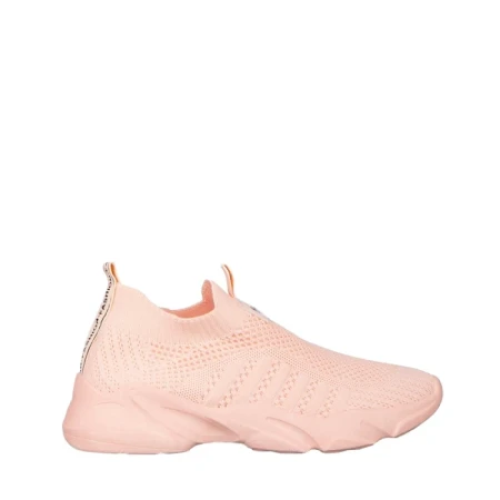 Pantofi sport dama roz din material textil Flove
