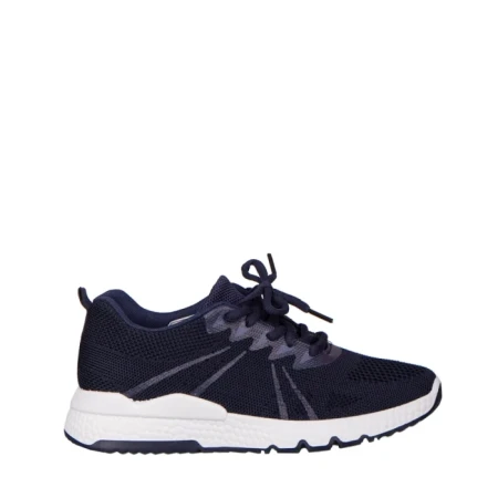 Pantofi sport dama albastri din material textil Bicoz