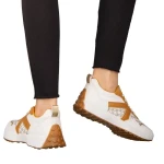 Pantofi sport dama albi din piele ecologica Mirafa