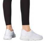 Pantofi sport dama albi din material textil Morison