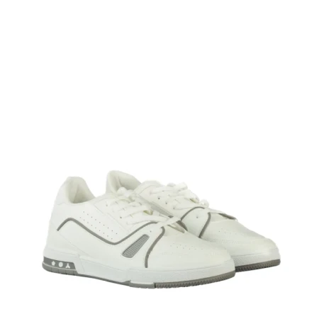 Pantofi sport barbati albi din piele ecologica Mezon