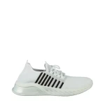Pantofi sport barbati albi din material textil Dulis