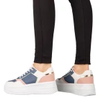 Pantofi sport dama albastri din piele ecologica Medar
