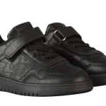 Pantofi sport copii negri din piele ecologica Rizza