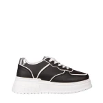 Pantofi sport dama negri din piele ecologica Orozo