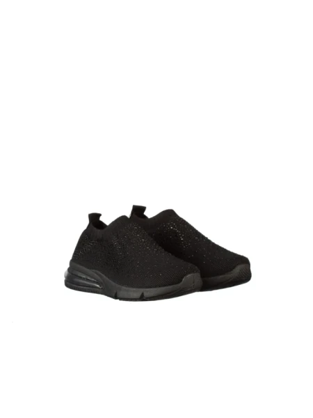 Pantofi sport copii negri din material textil Iutaf