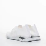 Pantofi sport barbati albi din material textil Todozi