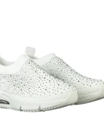 Pantofi sport copii albi din material textil Iutaf