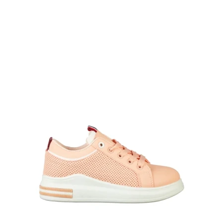 Pantofi sport copii roz din piele ecologica Floren