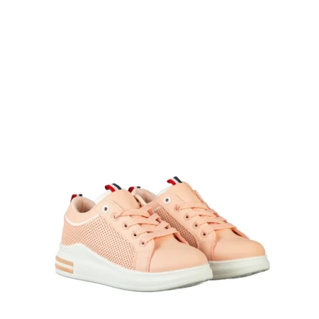 Pantofi sport copii roz din piele ecologica Floren