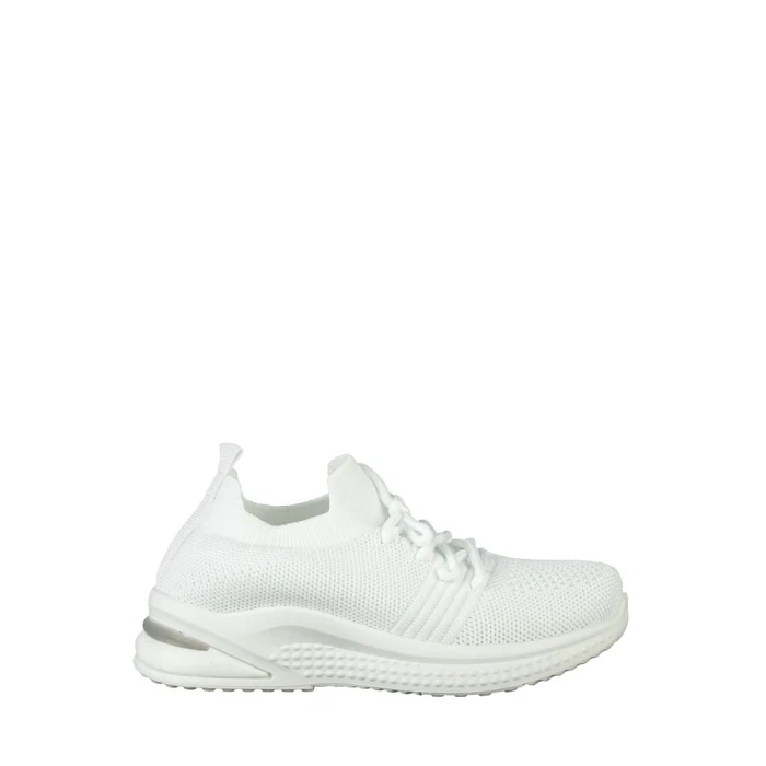 Pantofi sport copii albi din material textil Fantase