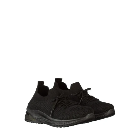 Pantofi sport copii negri din material textil Fantase