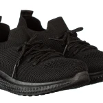 Pantofi sport copii negri din material textil Fantase