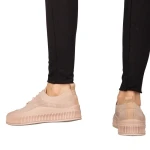 Tenisi dama roz din material textil Stere