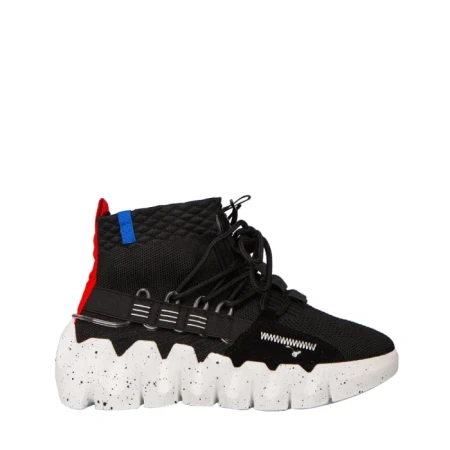 Pantofi sport dama negri din material textil Meil