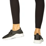 Pantofi dama casual fara toc din piele naturala negri Dollan
