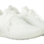 Pantofi sport dama albi din material textil Sprin