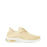 Pantofi sport dama bej din material textil Sprin
