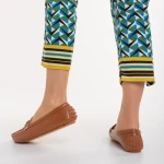 Mocasini dama camel din piele ecologica Cecil