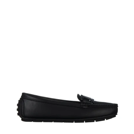 Mocasini dama negri din piele ecologica Addison