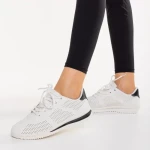 Pantofi sport dama alb cu negru din piele ecologica Zolla