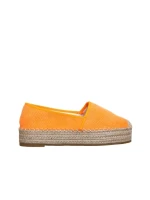 Espadrile dama portocalii din material textil Holland