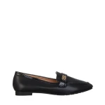 Mocasini dama negri din piele ecologica Genevieve
