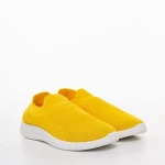 Pantofi sport copii galbeni din material textil Luna