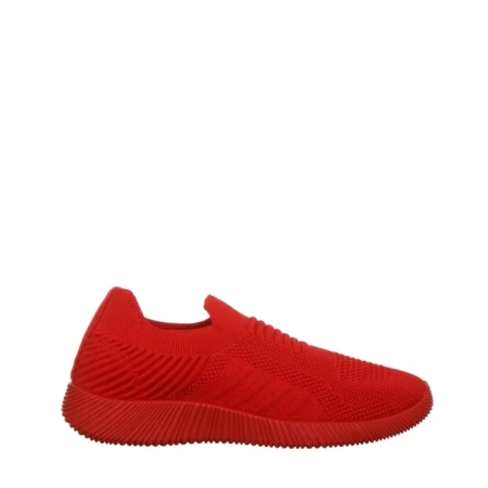Pantofi sport copii rosii din material textil Luna