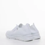 Pantofi sport dama albi din material textil Journi